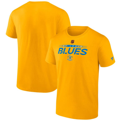 Fanatics Branded Yellow St. Louis Blues Special Edition 2.0 Authentic Pro T-shirt