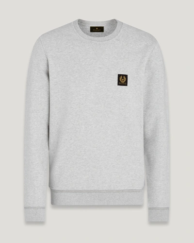 Belstaff Sweatshirt In Old Silver Heather