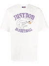 Just Don Cotton Printed T-shirt In White