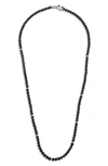 Jonas Studio Onyx Necklace In Jet
