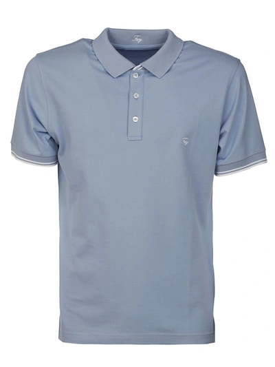 Fay T-shirts And Polos In Light Blue