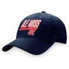 Top Of The World Navy Ole Miss Rebels Slice Adjustable Hat In Green