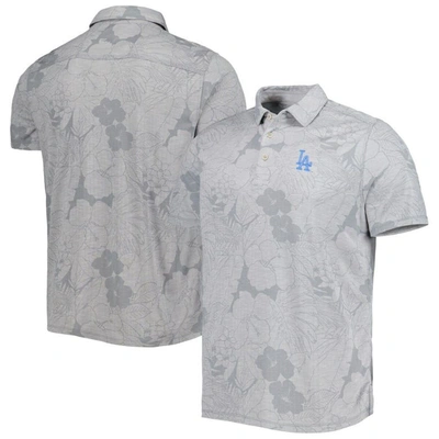 Tommy Bahama Gray Los Angeles Dodgers Miramar Blooms Polo