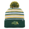 Top Of The World Green Ndsu Bison Dash Cuffed Knit Hat With Pom In Green