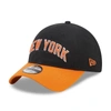 NEW ERA NEW ERA  TEAL NEW YORK KNICKS 2022/23 CITY EDITION OFFICIAL 9TWENTY ADJUSTABLE HAT