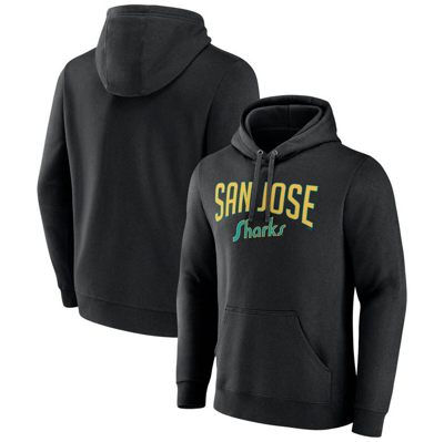 Fanatics Branded Black San Jose Sharks Special Edition 2.0 Wordmark Pullover Hoodie