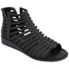 Journee Collection Collection Women's Tru Comfort Foam Wide Width Delilah Sandals In Black