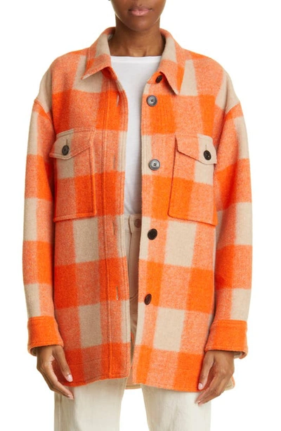 Isabel Marant Étoile Harveli Jacket In Orange