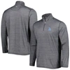 Tommy Bahama Gray Los Angeles Dodgers Delray Islandzone Half-zip Top In Gray