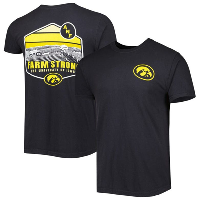 Image One Black Iowa Hawkeyes Hyperlocal T-shirt