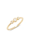 Brook & York Elle Diamond Ring In Gold