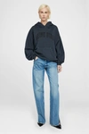 Anine Bing Harvey Logo-print Cotton Hoodie In Black