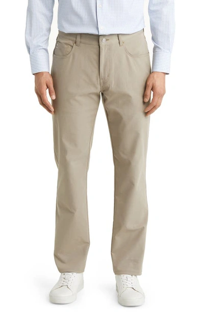 Peter Millar Eb66 Regular Fit Performance Pants In Dark Sand