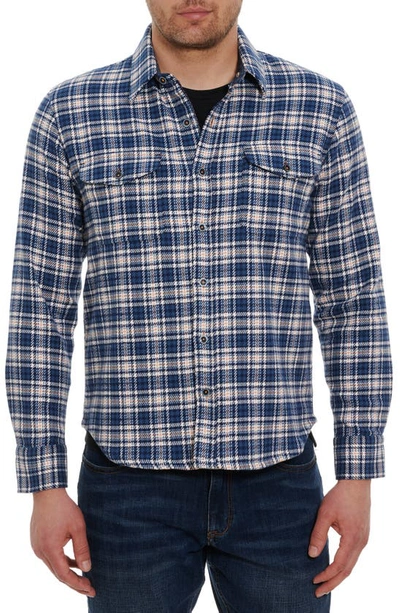 Robert Graham Godas Long Sleeve Button Down Shirt In Navy