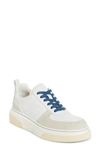 Ferragamo Perforated Logo Low Upper Board Shoes In Bianco Bianco Ottico