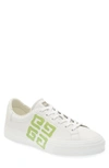 Givenchy X Josh Smith City Sport Sneaker In White/ Green