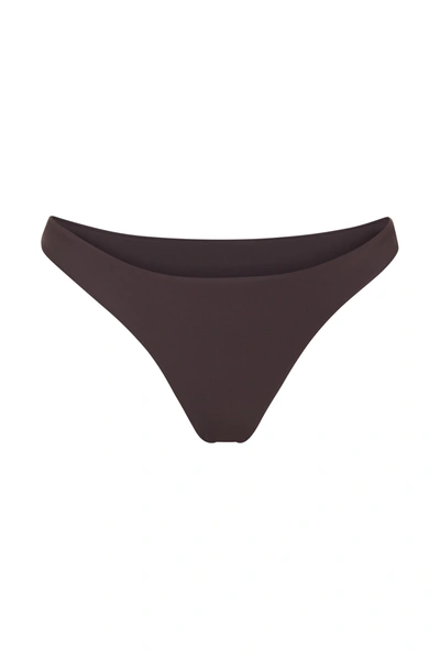 Anemos The Eighties High-cut Bikini Bottom In Espresso