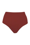 Anemos The High-waist Bikini Bottom In Umber