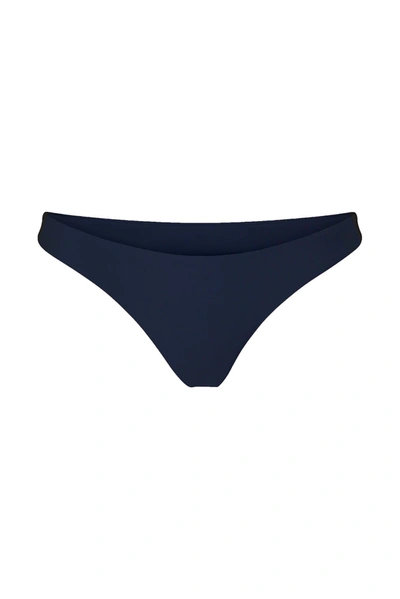 Anemos The Hipster Classic-cut Bikini Bottom In Navy