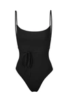 Anemos The K.m. Tie One-piece In Black
