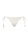 Anemos The String Tie Bikini Bottom In Off-white