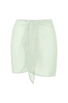 ANEMOS THE WRAP MINI SKIRT IN SHEER ECO-CHIFFON