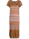 Vitelli Marl-knit Shift Dress In Sunset Plain