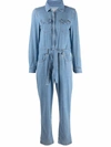 Washington Dee Cee Washington Dee-cee Woman Denim Shirt Blue Size Xs Cotton In Sky Blue