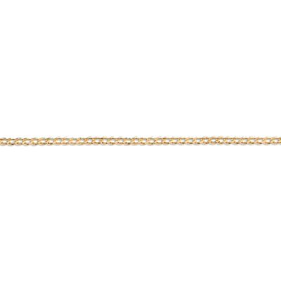 Aurate New York Medium Gold Curb Chain Bracelet In Yellow