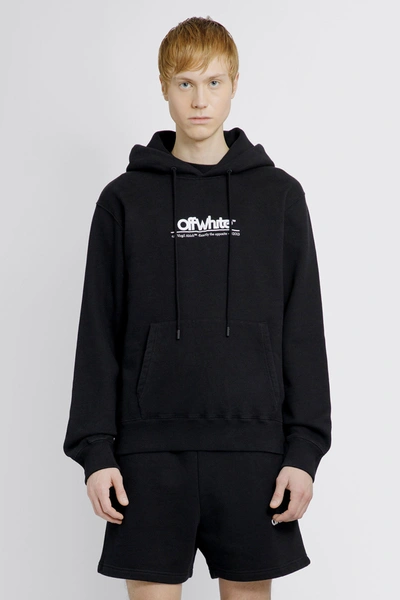 Off-white Man Black Sweatshirts