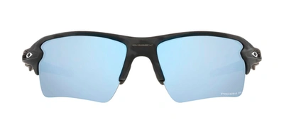 Oakley Flak 2.0 Xl H20 Pol 0oo9188-g3 Wrap Polarized Sunglasses In Blue