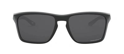 Oakley Sylas Przm Pol 0oo9448-06 Wayfarer Polarized Sunglasses In Red