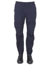 Ten C Pants With Elastic Waistband In Blue