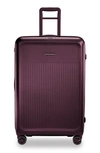 Briggs & Riley Sympatico 30-inch Large Expandable Spinner Packing Case In Matte Plum
