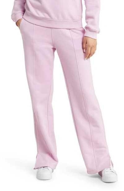 Alo Yoga Straight Leg Sweatpants In Sugarplum Pink | ModeSens