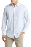 Peter Millar Hanford Performance Twill Button-down Shirt In Blue