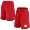 Fanatics Branded Red Calgary Flames Authentic Pro Rink Shorts In Red