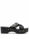 Ancient Greek Sandals Black Marilisa Clog Sandals In Black