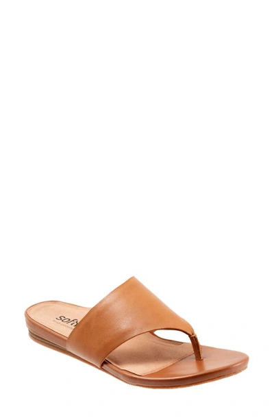 Softwalk Wide Width Chandler Sandal In Brown