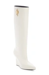 GIVENCHY G-LOCK WEDGE KNEE HIGH BOOT