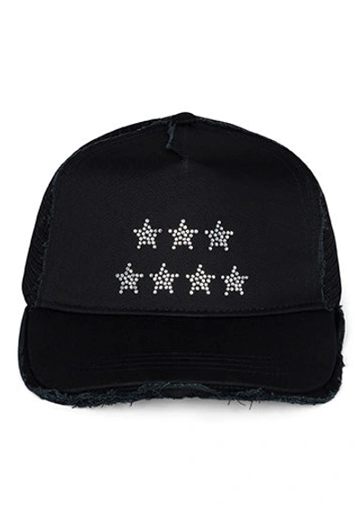 Lauren Moshi Jilly Crystal Mini Stars In Black