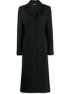 Kwaidan Editions Single-breasted Wool Coat In Black