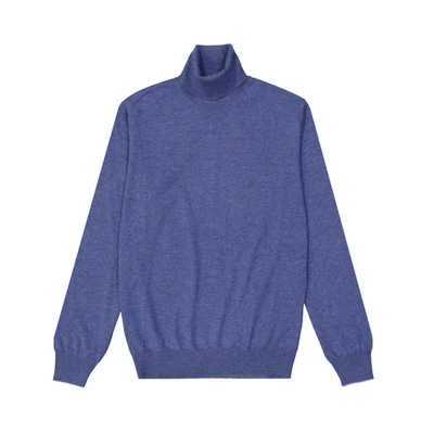 Brunello Cucinelli Wool Sweater In Blue
