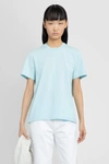 BOTTEGA VENETA WOMAN BLUE T-SHIRTS