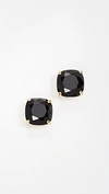Kate Spade Womens Jet Small Square Stud Earrings In Jet