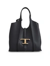 Tod's Shopping Bag T Timeless Mini In Black