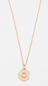 KATE SPADE LETTER PENDANT NECKLACE