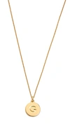 KATE SPADE Letter Pendant Necklace