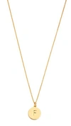 KATE SPADE Letter Pendant Necklace