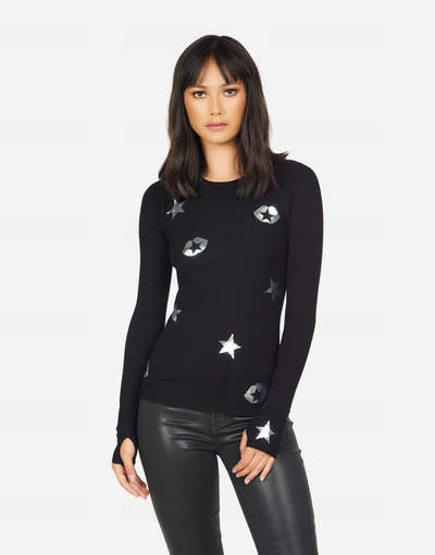 Lauren Moshi Mckinley Star Lip Elements In Black